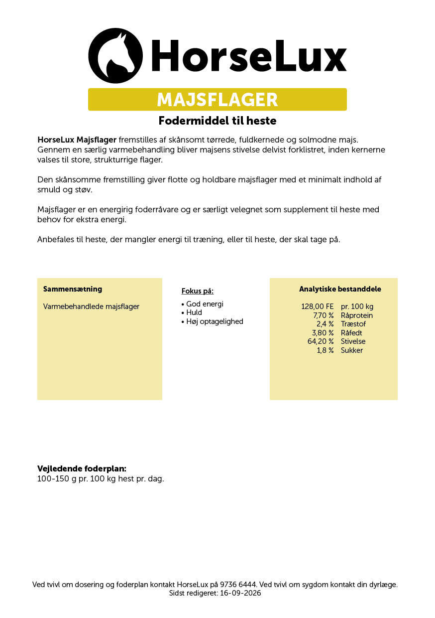 Majsflager 15 kg