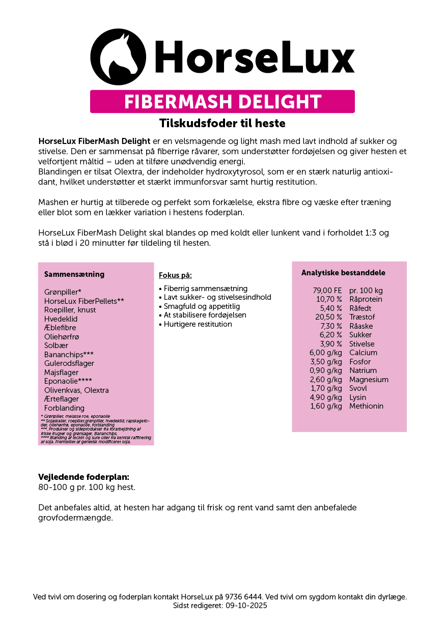 FiberMash DeLight 15 kg