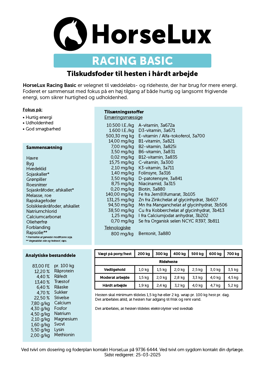 Racing Basic 15 kg