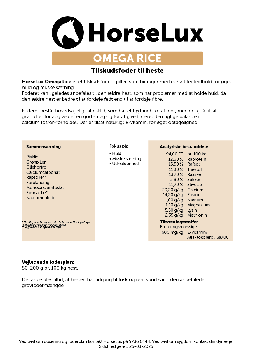 Omega Rice 15 kg